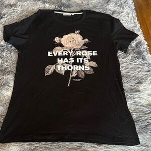 UNiSEX J. Lindeberg Black Crewneck Tee